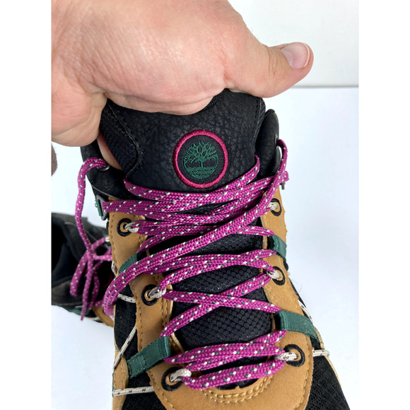 Timberland Garrison Trail Waterproof Mid Hiker Boot Black/Camo Women's Size 8.5 - Picture 8 of 9